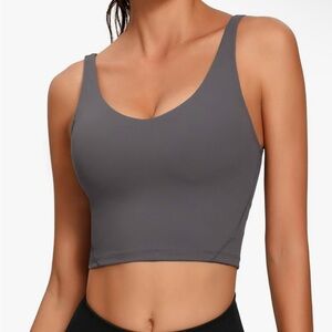 Gray Sports Bra